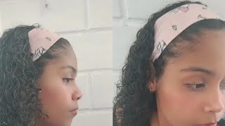 Diadema para el cabello  DIY cintillo facil de hacer [upl. by Airdnekal]