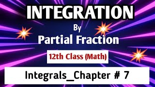 Integration 12th Class mathIntegration by partial FractionMath 12 class [upl. by Malcah]