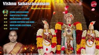 Sri Vishnu Sahasranamam  Maalola Kannan  Juke Box [upl. by Ziagos548]