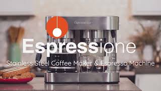 Quick Start  Espressione Combination Espresso Machine amp 10 Cup Drip Coffee Maker EM1040I [upl. by Anavoig542]