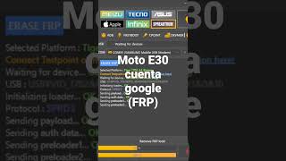 MOTO E30 FRP UNLOCKTOOL [upl. by Ailimat]