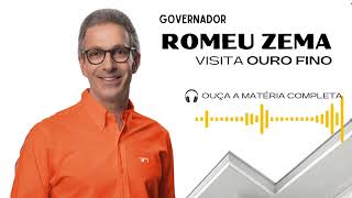 Visita de Romeu Zema a Ouro Fino [upl. by Attaymik]