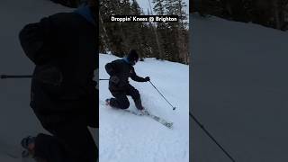 Telemark skiing at Brighton Resort Utah [upl. by Philippe635]