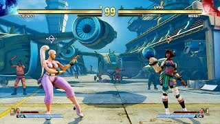 Chun Li vs Menat  Street Fighter V PC Mods [upl. by Hafeetal]