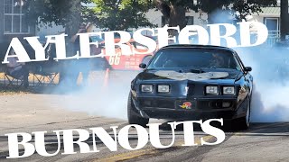 Burnouts and Cars Leaving Aylesford Car Show [upl. by Tatum]