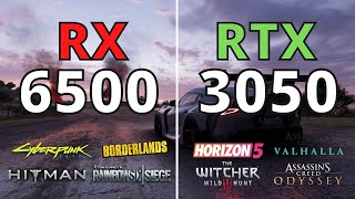 RX 6500 XT VS RTX 3050  TEST IN 15 GAMES [upl. by Arnold]