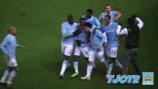 Carlos Tevez Penalty Goal Man City  Man United 21 City of Manchester Stadium 190110 [upl. by Now959]