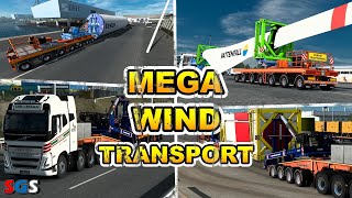 ETS2 153 Mega Wind Transport by Sigouss89 [upl. by Clementia955]