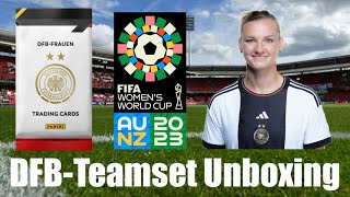 AUTOGRAMM GEZOGEN😱PANINI FIFA WOMENS WORLD CUP 2023 DFBTEAMSET UNBOXING🤑 [upl. by Carolyn]