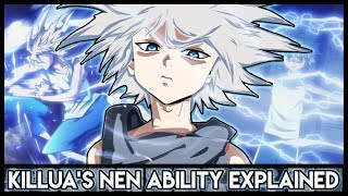 Explaining Killua Zoldycks Nen Abilities Godspeed  Electric Aura  Hunter X Hunter Explained [upl. by Cyprus]