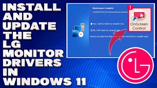 How To Install and Update the LG Monitor Drivers in Windows 1011 Guide [upl. by Buskus]