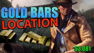 How to Easily get GOLD BARS in RDR2 Story Mode Gold Bar Location [upl. by Swift]