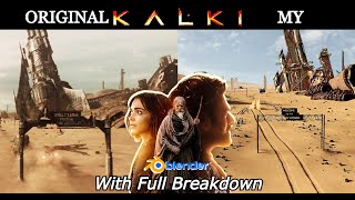 Kalki 2898 AD Trailer VFX Recreation Breakdown amp Final Result  Using VFX [upl. by Unhsiv]