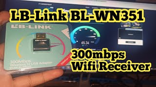 Paano lagyan ng wifi feature ang laptop or desktop using LBLink BLWN351 300mbps wifi adapter [upl. by Arodal]