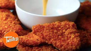 How To Make Nacho Fried Chicken Dippers  Twisted [upl. by Boyse]