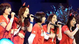 FANCAM 2PM KARA Kim Jong Kook Leessang HaHa  World Cup Song  KMF 2010 [upl. by Pelage]