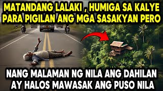 MATANDANG LALAKI  HUMIGA SA KALYE PARA PIGILAN ANG MGA SASAKYAN NANG MALAMAN NG MGA TAO ANG DAHILAN [upl. by Eillam]