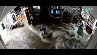 Flood Destroys Parts Of Smithtown Library [upl. by Ahseekat360]