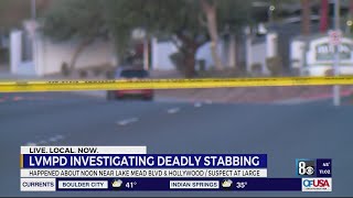 Stabbing leaves 1 dead in east Las Vegas valley [upl. by Annayad]