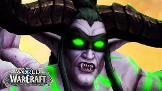 Illidan Stormrage Complete Story  All Cinematics in ORDER World of Warcraft True Ending [upl. by Billy248]