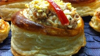 Receta Volovanes quotPrimaveraquot  La Cocinadera [upl. by Petr]