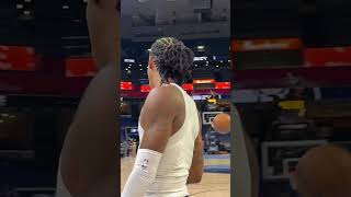 Ja Morant Warming Up basketball nba shorts [upl. by Anzovin]