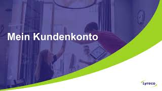 Lyreco Webshop Guide  38 Mein Kundenkonto [upl. by Aschim]