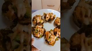 Baked Sushi in a cup 🍣🍤😋 shortvideo food sushi bakedsushi shorts [upl. by Atyekram868]