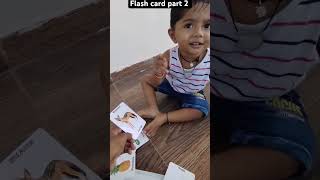 Flash cards part 2 learning flashcards children trending harvin cutebaby ytshorts [upl. by Kristien408]