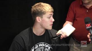 Meyers Leonard Draft Combine Interview [upl. by Klaus]