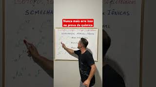 Isótopos isóbaros isótonos e isoeletrônicos  semelhanças entre átomos e íons química vestibular [upl. by Gustafson]