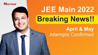 JEE Main 2022 dates announced [upl. by Eob]