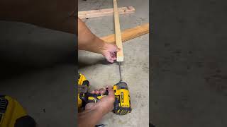 ANOTHER LONG SCREW REMOVED 🪛💪😎❤️ shortsfeed screw dewalt powertools satisfying diy [upl. by Gwenette]