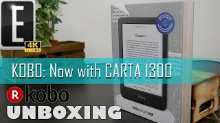 Carta 1300 on a KOBO  Kobo Rakuten Clara BW Unboxing [upl. by Norej]