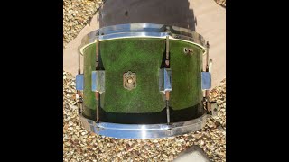 1938 Leedy quot Broadway Parallel quot Snare Drum Restoration PART 1 [upl. by Trixie76]