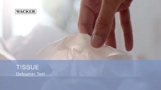 Tissue Papers  Defoamer Test [upl. by Gallard490]