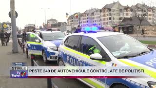 01 PESTE 240 DE AUTOVEHICULE CONTROLATE DE POLIȚIȘTI [upl. by Dupin163]