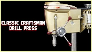 Introduction and Overview Classic Craftsman Drill Press [upl. by Annalee334]