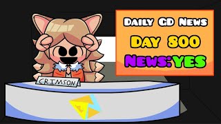 Daily Geometry Dash news Day 800 [upl. by Annaehr168]