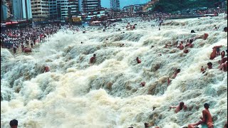 Top 35 minutes of natural disasters caught on camera Most hurricane in history Korea [upl. by Oettam]