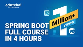 Spring Boot Full Course  Learn Spring Boot In 4 Hours  Spring Boot Tutorial For Beginner  Edureka [upl. by Ettenajna26]