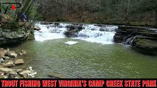 Trout Fishing West Virginias Camp Creek State Park [upl. by Delastre457]