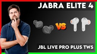 Jabra Elite 4 vs JBL Live Pro Plus TWS Comparison [upl. by Navanod]