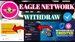 Eagle Network Update। Eagle Network Withdraw Crypto Kara । Egon Inu Coin Withdraw । Eagle Coin [upl. by Benildas]