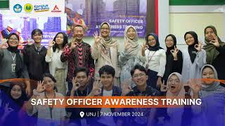 Safety Officer Awareness Training di Laboratorium Pendidikan Masyarakat [upl. by Jed]