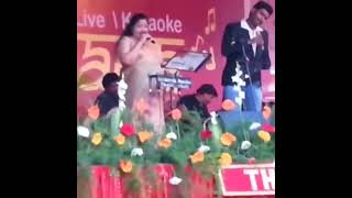 Madikeri sipayi song live performance by ks chithra [upl. by Attelahs]