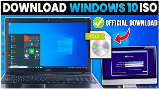 How to Download Windows 10 Installer ISO File From Microsoft⚡Windows 10 ISO file for Installation 💻 [upl. by Battista]