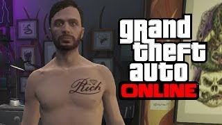 GTA 5 Hipster Update  quotNEWquot All Tattoos GTA 5 DLC [upl. by Nilya247]