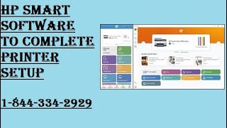 CALL 18443342929 for HP Smart Software to Complete Printer Setup  123 HP com Setup Print Scan [upl. by Tnafni]