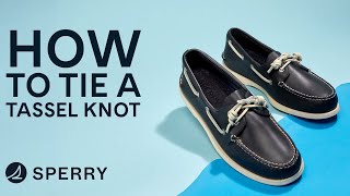 How to tie a Sperry Tassel Knot [upl. by Leo]